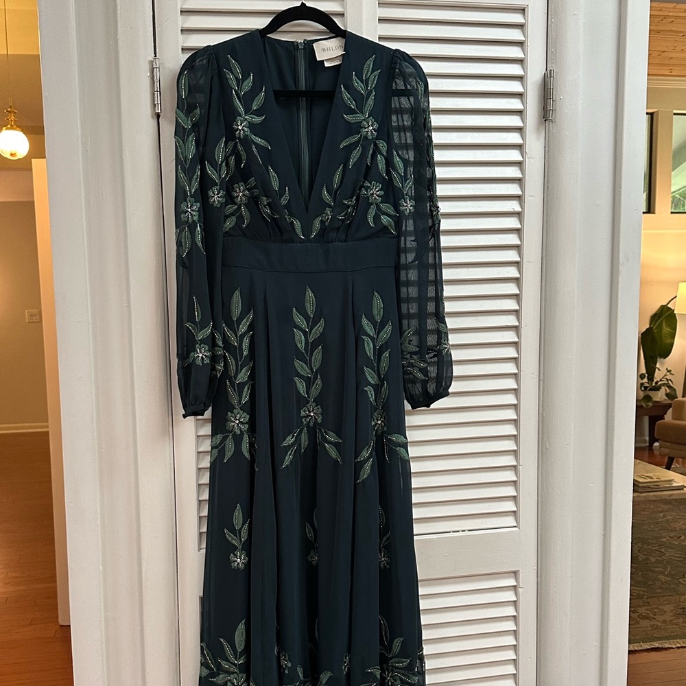 BHLDN Belize dress in green - Picture 5 of 16